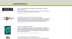 Desktop Screenshot of computationalscience.nl
